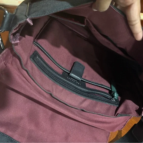 Ted Baker London Black tograin nylon document Messenger Bag - Picture 5 of 11